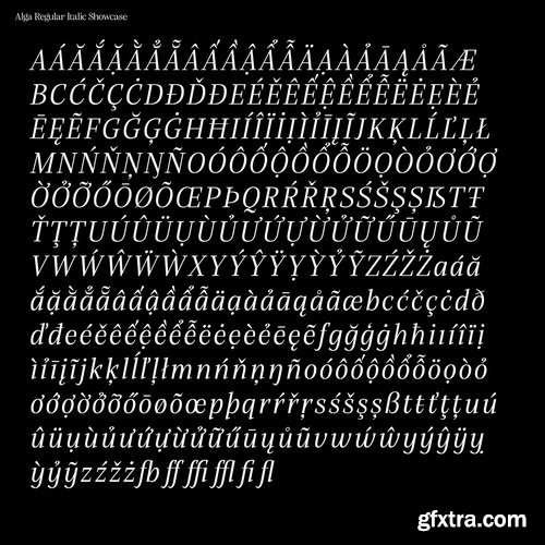 Alga Font Family