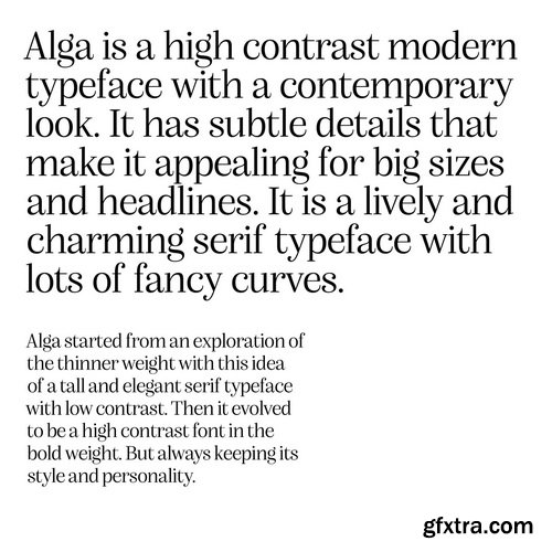 Alga Font Family