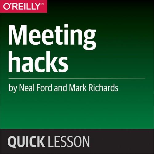 Oreilly - Meeting hacks - 9781492038856