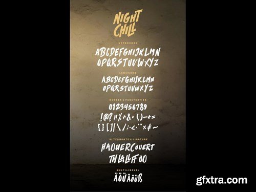 Night Chill - Handwritten Font