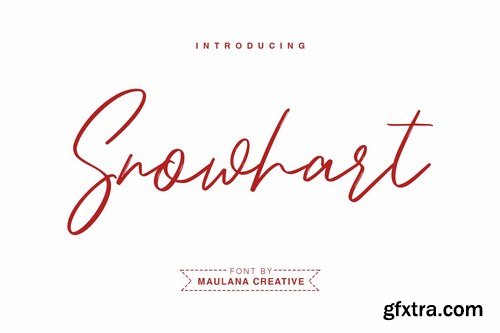 Snowhart - Brush Font