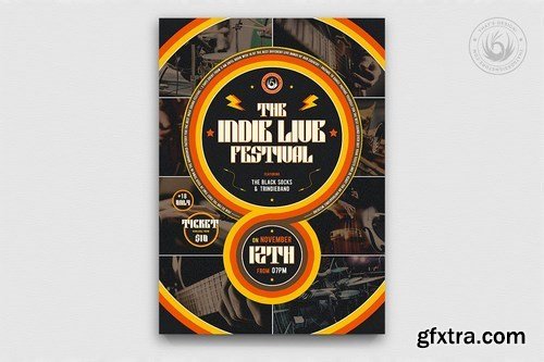 Indie Fest Flyer Template V6