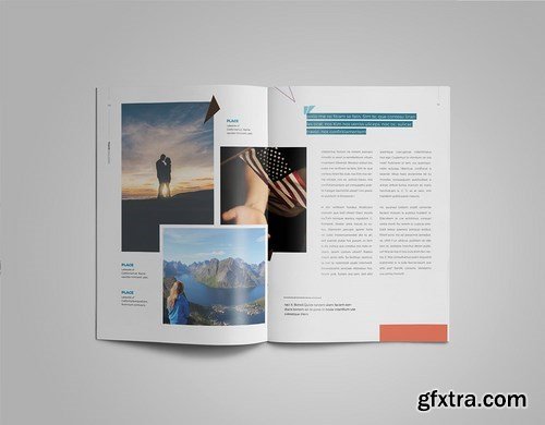 Trave Magazine Template