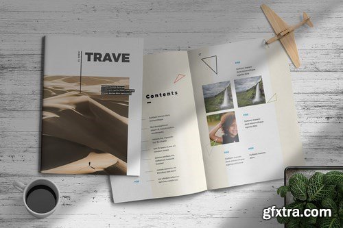 Trave Magazine Template