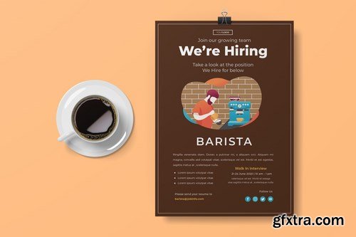 Hiring Flyer Template