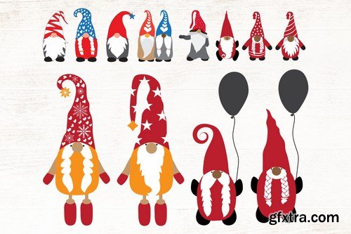 Gnomes illustrations - vector pack