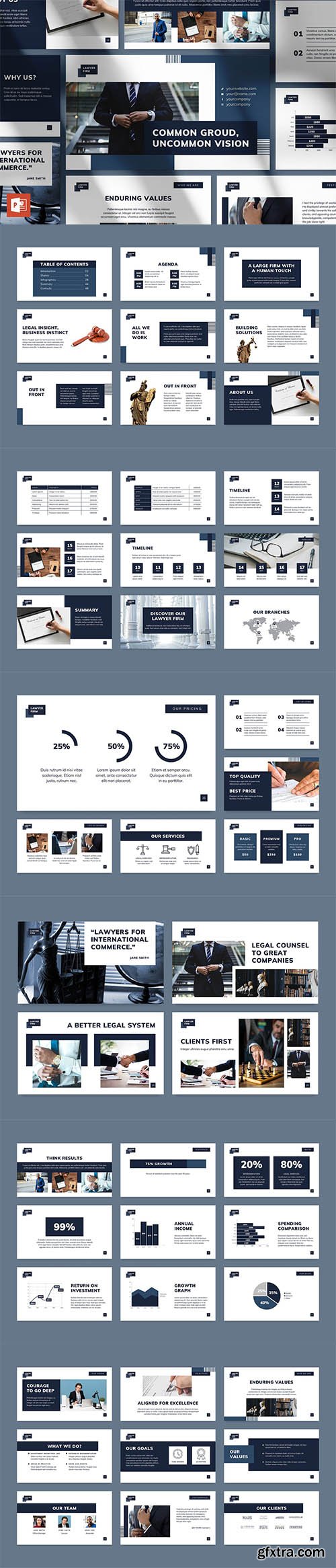 Law Firm PowerPoint Presentation Template