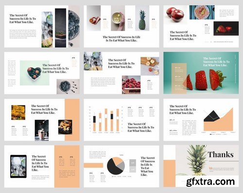 Tari - Food Powerpoint Google Slides and Keynote Templates