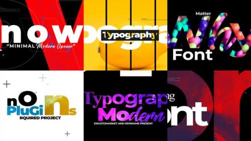 Videohive - Minimal Typograpy Opener