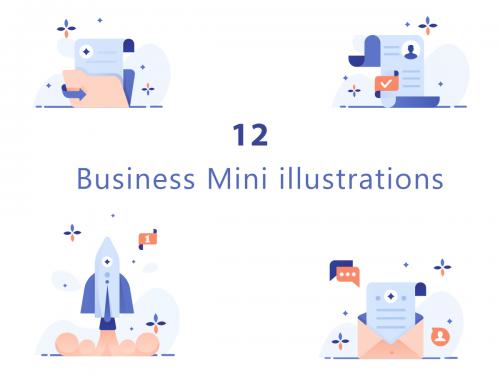 Business Mini-illustrations - business-mini-illustrations