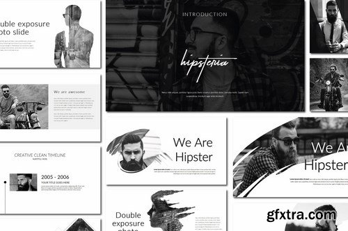 Hipsteria Powerpoint and Keynote Templates