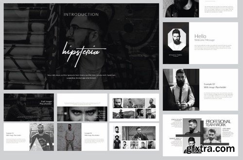 Hipsteria Powerpoint and Keynote Templates