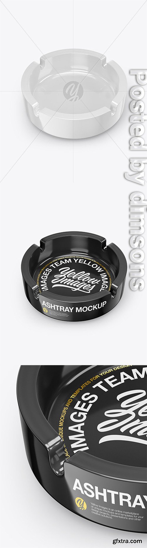 Glossy Ashtray Mockup 51322