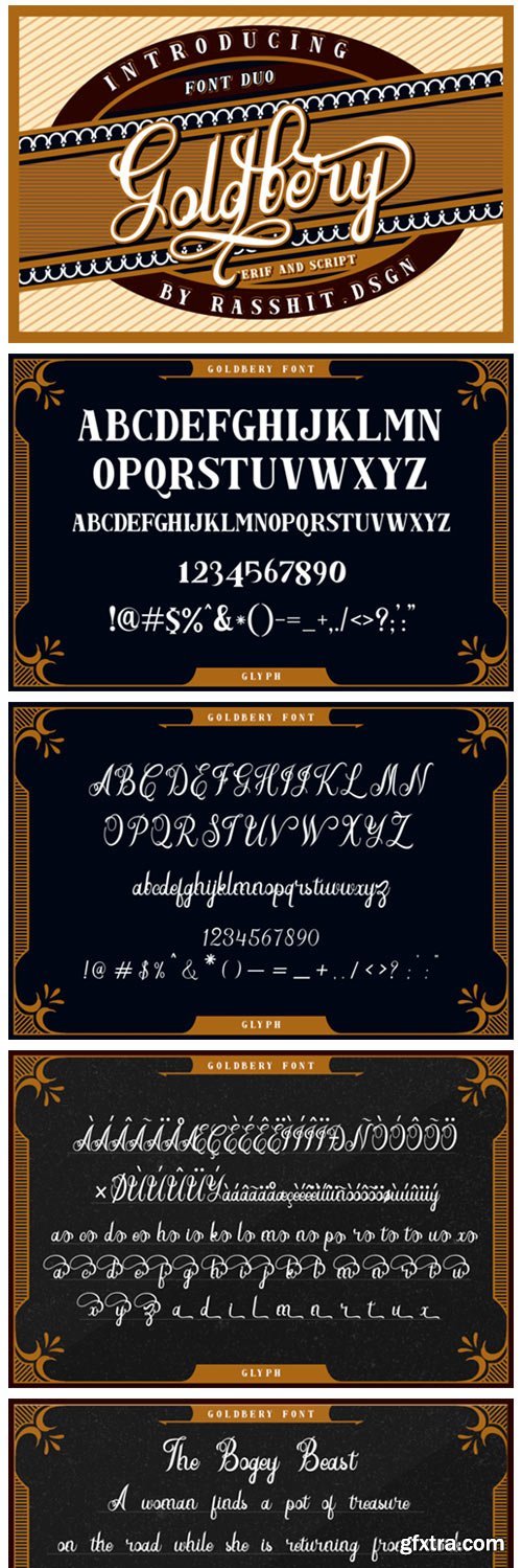 Goldbery Font