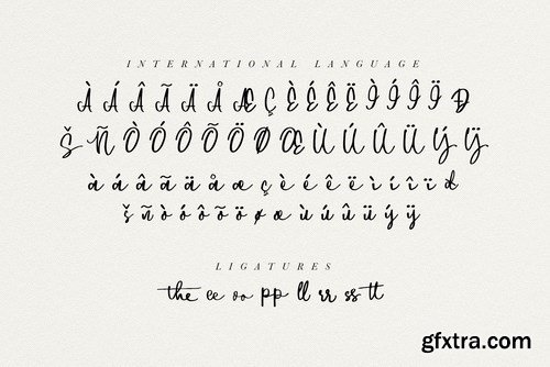 Downtown - Handwriting Script Font