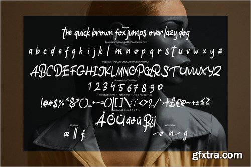 Oston Handwriting Font