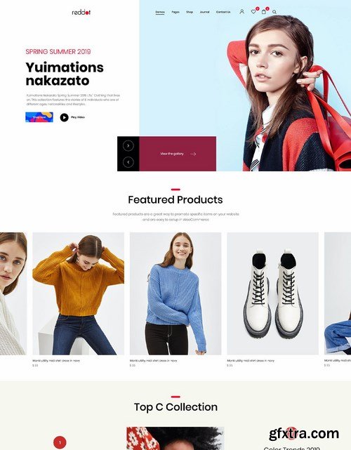 Reddot - Ecommerce PSD template