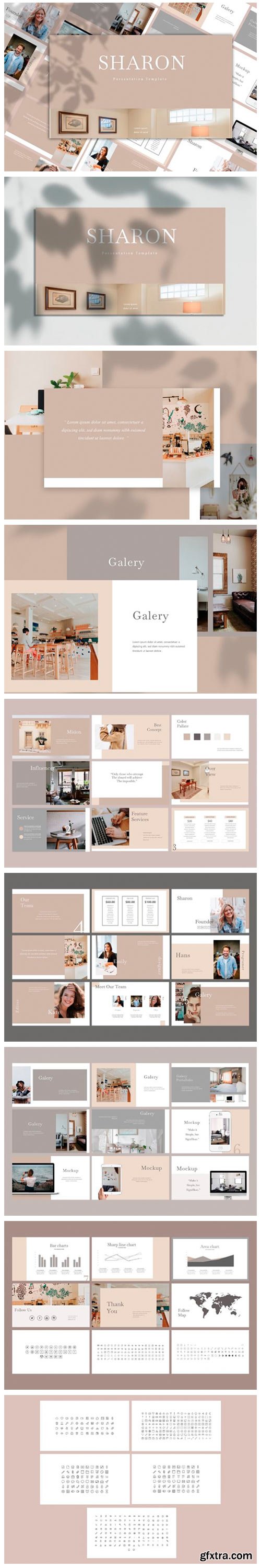 Sharon - PowerPoint Template 2276600