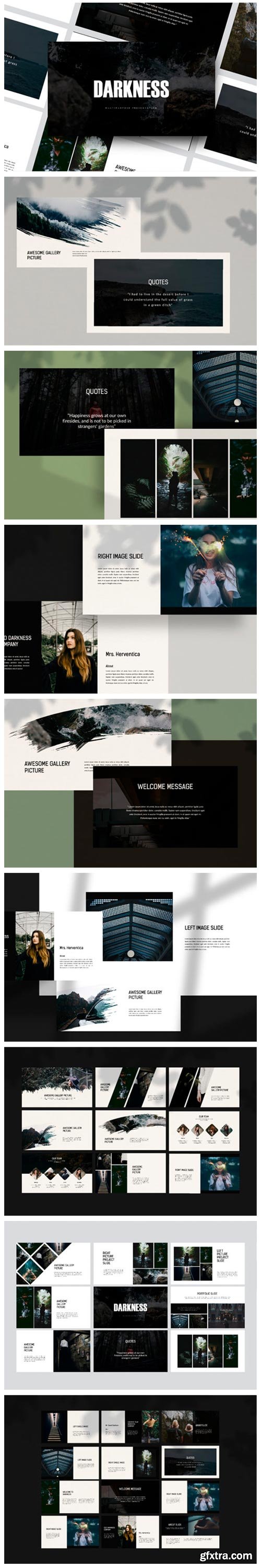 Darkness - Google Slides Template 2276723