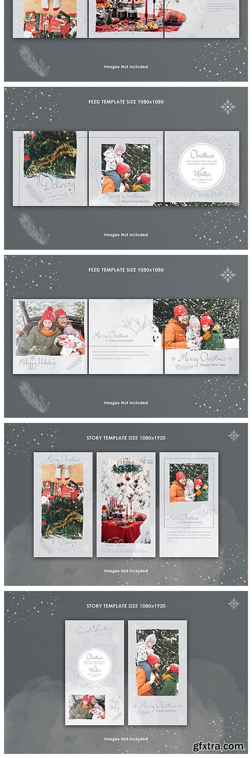 Christmas Instagram Feed &amp; Story Bundle 2275216