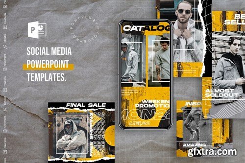 Social Media PowerPoint Templates pack