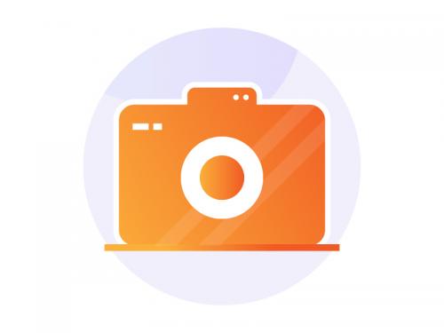 Camera Gradient Icon - camera-gradient-icon