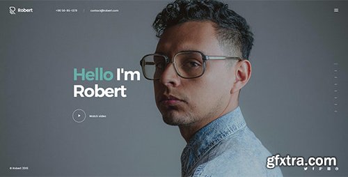 ThemeForest - Robert v1.0 - Creative Personal Onepage HTML Template - 25269950