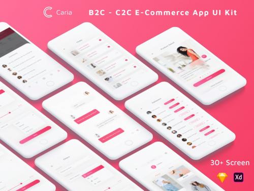 Caria - eCommerce App UI Kit - caria-ecommerce-app-ui-kit