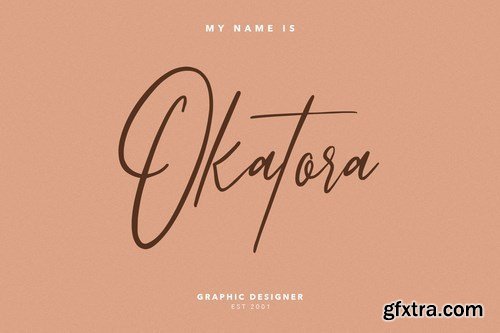 Osttrola Handwritting Font