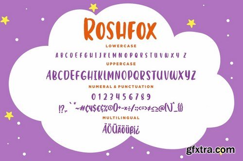 Roshfox Playful Display Typeface