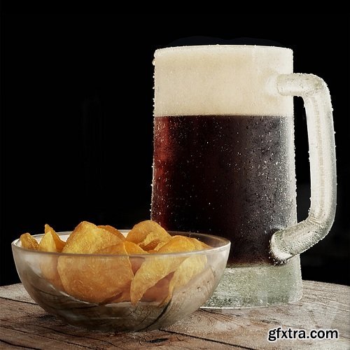 Beer with chips