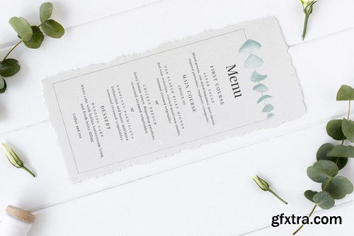 Eucalyptus Wedding Invitation Suite