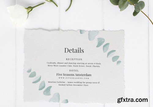 Eucalyptus Wedding Invitation Suite