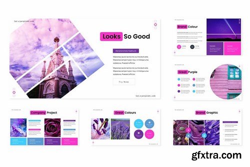 Purpleno - Powerpoint Google Slides and Keynote Templates