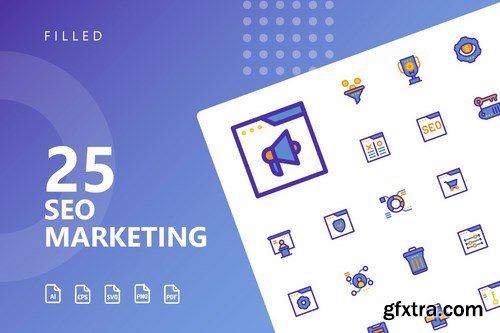 SEO Marketing Icons Bundle