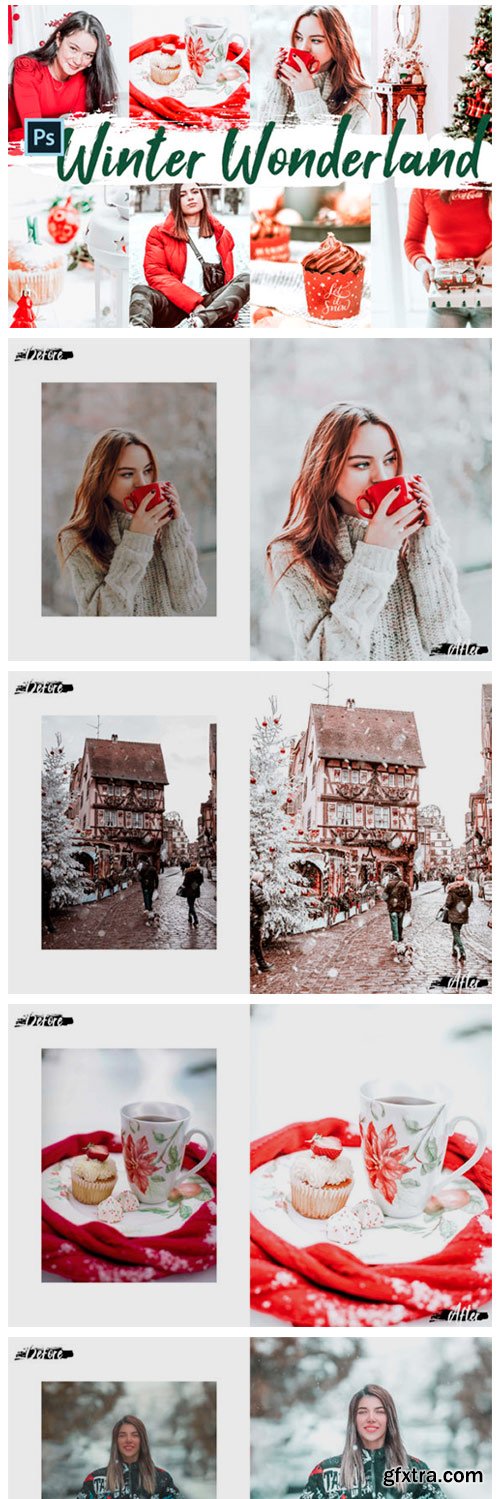 10 Winter Wonderland Photoshop Actions 2261584