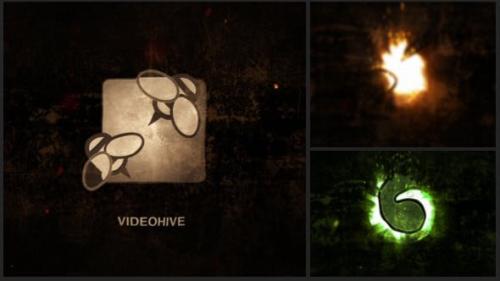 Videohive - Blaze - Under Water Fire Combustion Logo Reveal