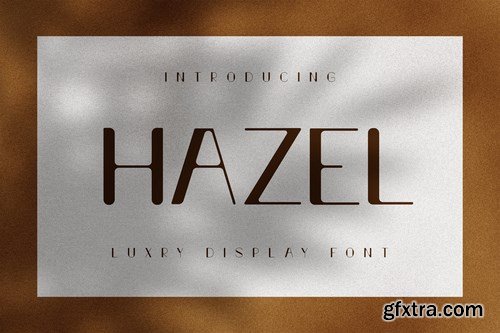 Hazel - Luxury Display Font