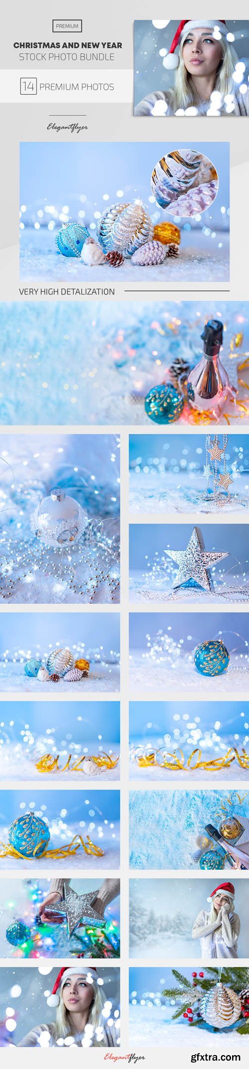 Christmas and New Year V2811 2219 14 Premium Stock Photos Bundle