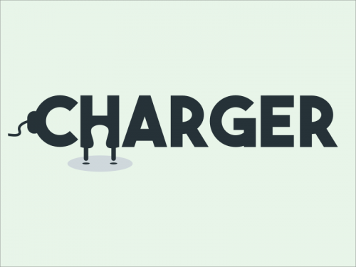 Charger Text - charger-illustration