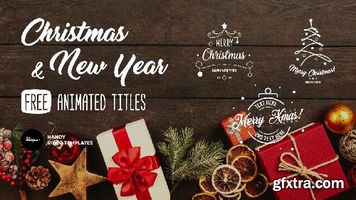 MotionArray Free Christmas And New Year Titles Pack 340727