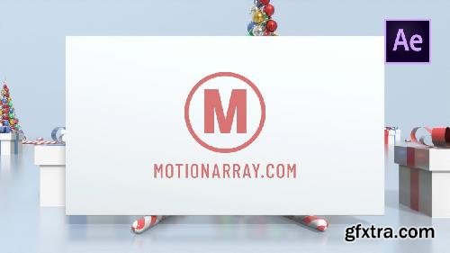 MotionArray Abstract Christmas Logo 339390