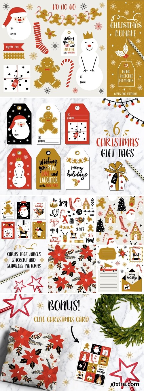 CM - Christmas Bundle: handdrawn elements 913241