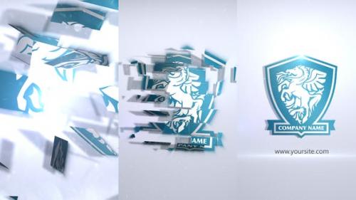 Videohive - Crystal Parts Logo Sting