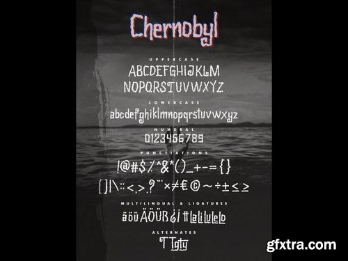 Chernobyl - Gloomy Font