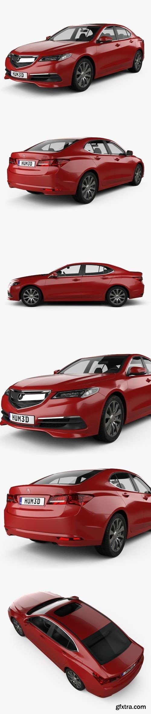Acura TLX 2014 3D Model