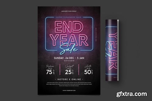 End Year Sale Flyer