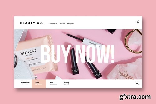 Beauty & Make up - Landing Page