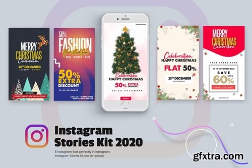 Creative Christmas Instagram Stories Kit 2019