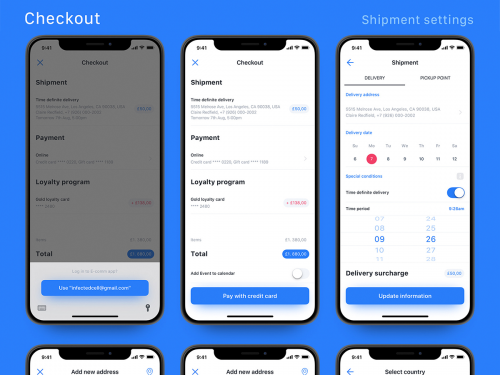 Luxury e-commerce iOS UI kit – Set 3 - checkout-e-comm-ios-ui-kit-set-3-244ebcf2-03be-450c-993b-003822f9d074
